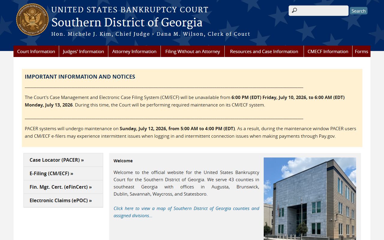 Bankruptcy court source separate from Butts County Superior Court records